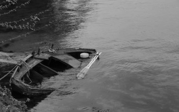 sunk boat