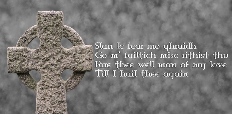 grave and gaelic saying
